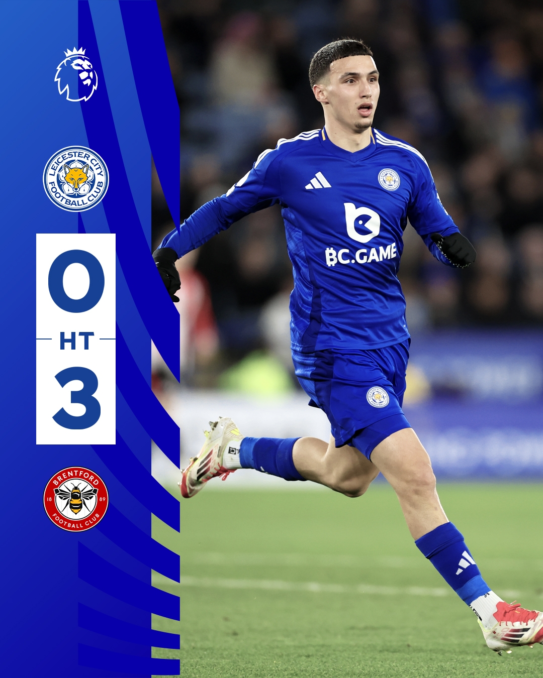 半場(chǎng)0-3！萊斯特若不進(jìn)球輸球，將主場(chǎng)6連敗0進(jìn)球創(chuàng)歷史最糟戰(zhàn)績(jī)